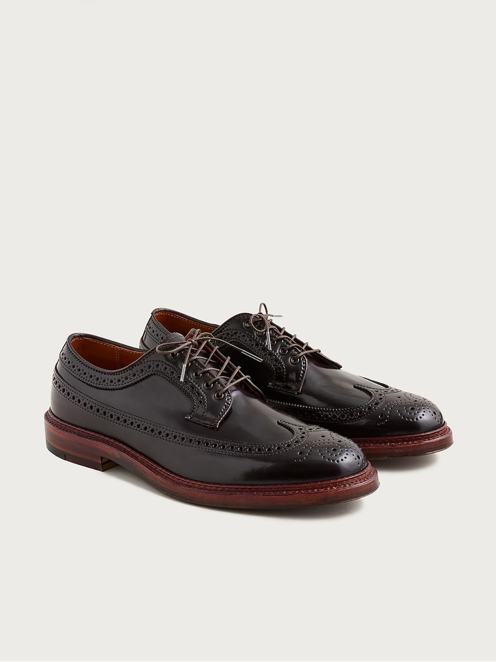 J Crew Alden® for J.Crew cordovan longwing bluchers BO982